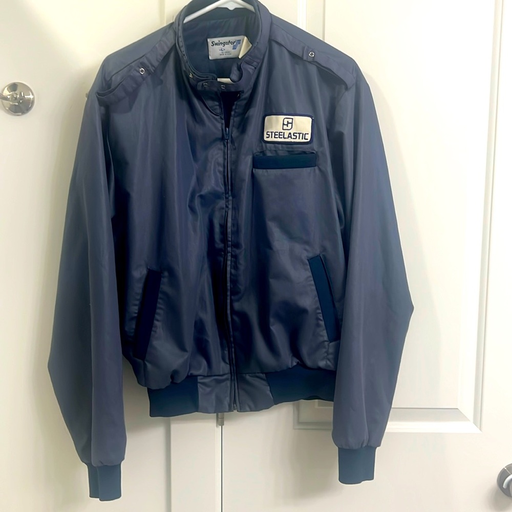 Vintage Bomber Jacket- Steelastic Swingster Brand